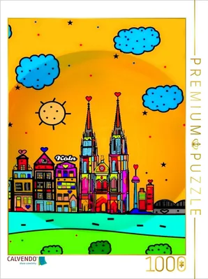 Produktbild von CALVENDO Puzzle Köln 1000 Teile Puzzle hoch | 1000 Teile Lege-Größe 64x48cm Foto-Puzzle für glückliche Stunden