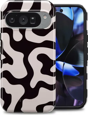 Productafbeelding van Selencia Vivid Backcover voor de Google Pixel 10 / 10 Pro - Art Wave Black