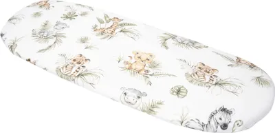 Immagine prodotto di Lenzuolo con angoli per passeggino 86x40 cm in cotone Safari