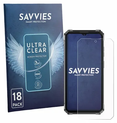 Produktbild von 18x Für Oukitel G7 Schutzfolie Savvies Displayschutz Display Schutz Folie Klar Transparent