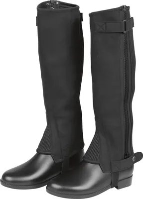 Produktbild von Kerbl Minichaps ClassicStretch Gr.134 waschbar mit Reißverschluss schwarz 328611