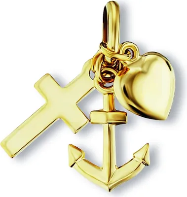 Produktbild von Anhänger Glaube Liebe Hoffnung 333/- Gelbgold