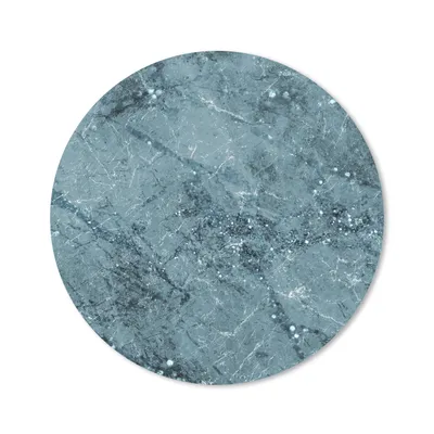 Produktbild von MuchoWow® Mauspad Mousepad Marmor - Blau - Glitter 20x20 cm - Mousepads - Maus Mat - Pad - Mausunterlage - Schreibtischmatte