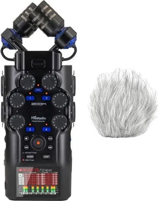 Obrázek produktu pro Studiový zvukový rekordér Zoom H6 s kožešinovým čelním sklem