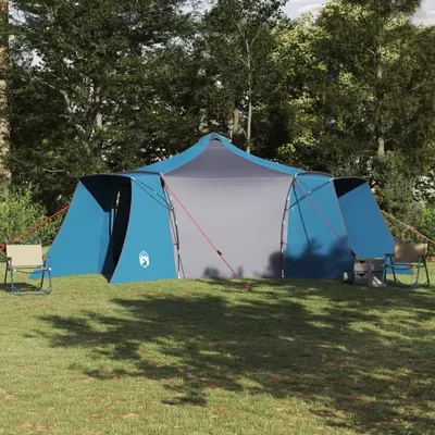Produktbild von Desgin Familienzelt Tipi Blau für 8 Personen Wasserdicht - Campingzelte 42000988
