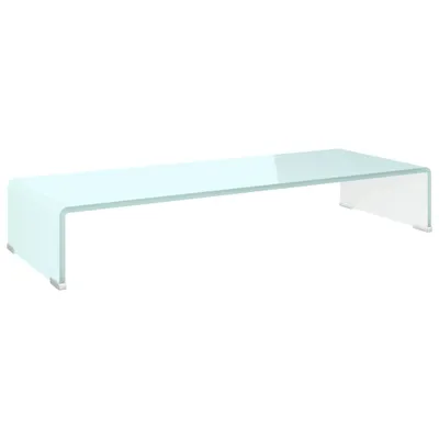 Produktbild von vidaXL TV-Aufsatz/Monitorerhöhung Glas Grün 80x30x13 cm