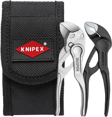 Produktbild von KNIPEX Mini-Zangenset XS 1 x 87 00 100, 1 x 86 04 100 150 mm, 00 20 72 V04 XS