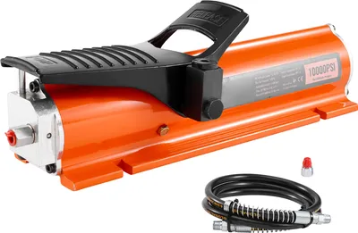 Zdjęcie produktu dla Pneumatyczna pompa hydrauliczna SucceBuy 10 000 PSI, zbiornik 0,18 galona, metalowa obudowa, pneumatyczna pompa nożna z pedałem, wyjście oleju NPT 3/8 cala, do maszyn precyzyjnych i zastosowań w przemyśle lotniczym i kosmicznym