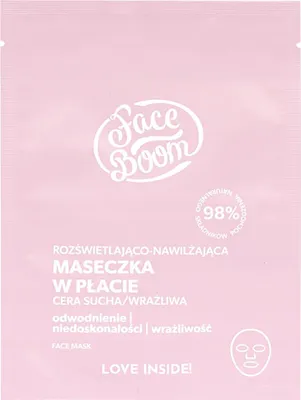 Zdjęcie produktu dla Faceboom Rozświetlająca Maseczka Do Tarzy W Płacie 15G