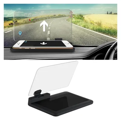 HUD Smartphone-Halterung mit Navigationsprojektor, GPS, schwarz