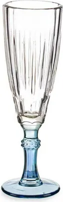 Obrázek produktu pro Sklenice na šampaňské Vivalto Exotic Cristal Blue 6 kusů (170 ml)