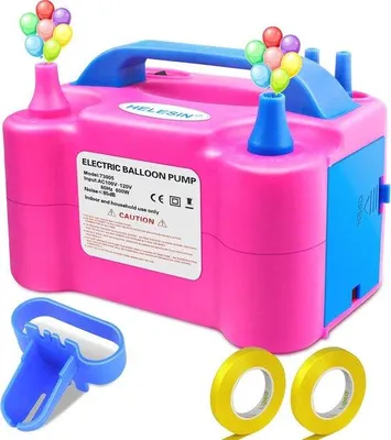 Produktbild von Elektrische Ballonpumpe mit Doppelmundstück für Feierdeko