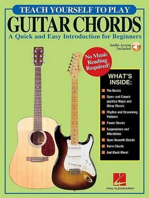 Obrázok produktu pre Teach Yourself to Play Guitar Chords - A Quick and Easy Introduction for Beginners (Book/Online Audio)