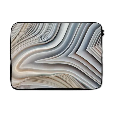 Produktbild von MuchoWow® Laptop Hülle 13 Zoll Marmoroptik - Stein - Linien - Luxus - Marmor Laptoptasche - Laptophülle - Sleeve - Rundumschutz