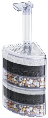 Immagine prodotto di Filtro interno a spugna Pawfly per acquari, silenzioso, ideale per pesci giovani, gamberetti e piccoli pesci. Include spugna biologica, pietre naturali, ghiaia e anelli ceramici, adatto per acquari di circa... [Qui manca la dimensione dell'acquario, quindi si lascia uno spazio per completare la frase]