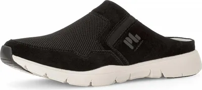 Produktbild von Gabor Herren Sneaker Slip-On Mesh-Obermaterial Schwarz mit weißer Sohle
