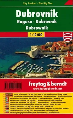 Obrázok produktu pre Dubrovník 1 : 10 000. Mesto do vrecka + Veľká päťka