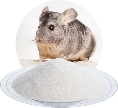 Produktbild von Schicker Mineral 25 kg Chinchillasand natur 0,1-0,3 mm Sand Badesand samtweich Fellpflege keimfrei