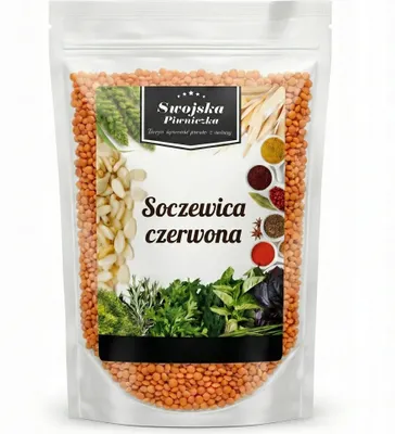 SOCZEWICA CZERWONA 1Kg Swojska Piwniczka