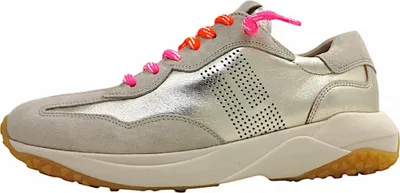 Produktbild von Paul Green  Damenschuhe sportlicher Schnürer Silber Freizeit, Schuhgröße:EUR 40 | UK 6.5