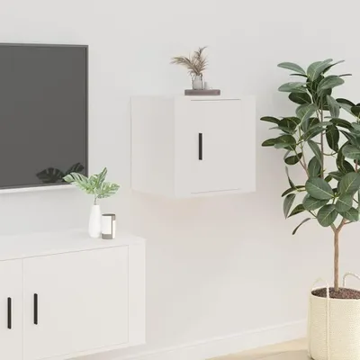 Immagine prodotto di Mobile TV da parete, colore bianco, 40 x 34,5 x 40 cm