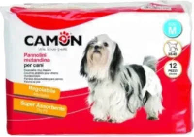 Immagine prodotto di CAMON taglia M pannolini monouso per cani 12 pz