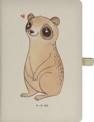 Produktbild von Mr. & Mrs. Panda Reisetagebuch Plumplori Glücklich - Transparent - Geschenk, Glück, Niedlich, Adressbuch, A5 Notizbuch, Kladde, Journal, Tagebuch, Lustige Sprüche