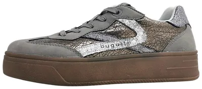 Image de Bugatti Woman Gada : chaussures de sport à lacets, couleur gris, pour le quotidien