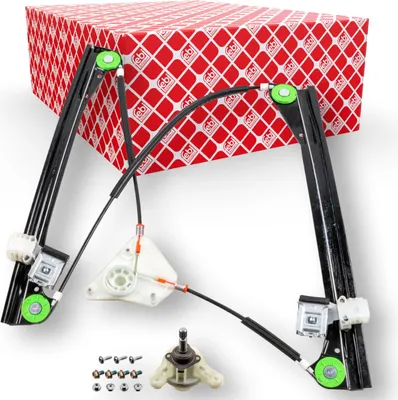 Immagine prodotto di FEBI BILSTEIN 182168 Alzacristalli manuale anteriore destro per VW POLO (9N) Polo berlina (9A4, 9A2, 9N2, 9A6) Polo berlina (9N4)