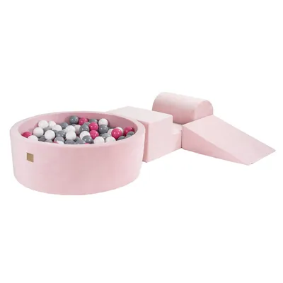 Produktbild von Speelset XL - Roze - inclusief 200 ballen - Licht Roze, Grijs, Wit