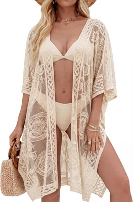 Produktbild von Strand Kimono, Spitze, offene Vorderseite, für Urlaub