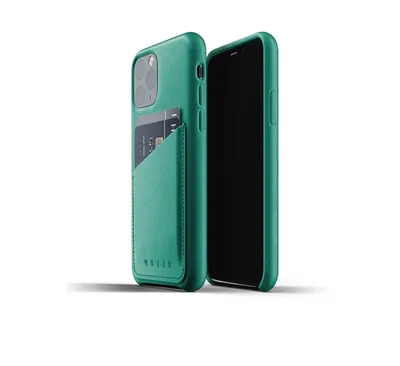 Obrázok produktu pre Mujjo Kožené peňaženkové puzdro iPhone 11 Pro grün