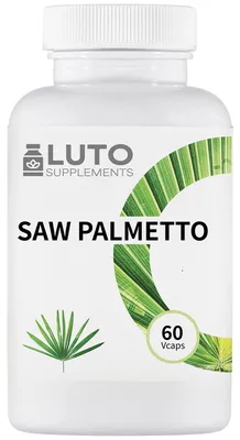 Image de LUTO Supplements : Extrait de palmier nain (Saw Palmetto) 320 mg avec du zinc – 60 capsules