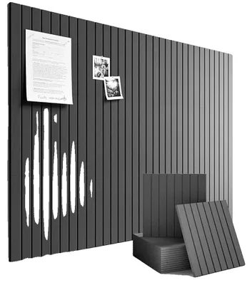 Imagen del producto de Paneles acústicos para pared, instalación autoadhesiva, reducción de ruido, color , 60 cm x 60 cm, pack de 4 unidades