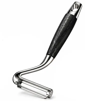 Produktbild von Sparschäler Edelstahl spülmaschinengeeignet, Gemüseschäler ergonomisch rutschfest, Küchenhelfer für Obst & Gemüse
