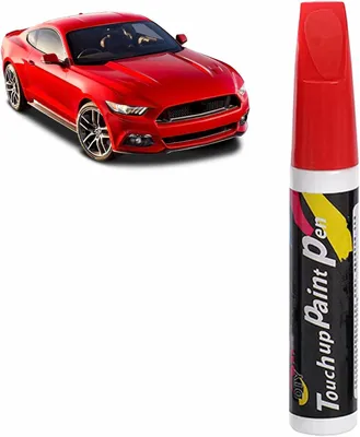 Imagen del producto de Lápiz de retoque para pintura de automóviles, color rojo, para reparar arañazos, 1 unidad