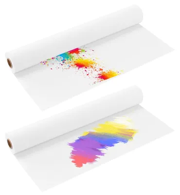 Zeichenpapierrolle 44 cm x 25 m, weiß, 2 Stück
