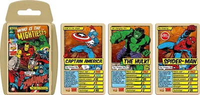 Produktbild von Winning Moves Marvel Comics Retro – Top Trumps Brettspiel