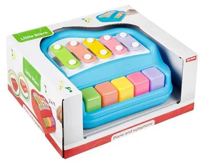 Obrázok produktu pre Detský klavír Little Stars s xylofónom a paličkami