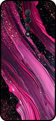 Produktbild von Smartphonica Telefon Fall geeignet für Oppo Reno Z mit Marmor-Druck - TPU zurück Abdeckung Fall Marmor-Design - lila rosa