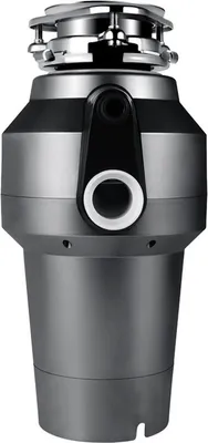 Image de 3/4 HP Élimination des déchets Broyeur à 6 étages 560W Élimination des déchets alimentaires avec fiche d'alimentation pour la cuisine, 1,2 l 4000 tr / min Super silencieux, gris