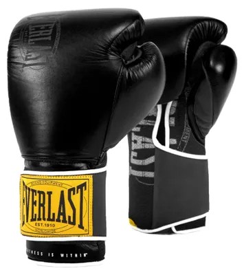Obrázok produktu pre Boxerské rukavice z kože, 14 oz, so zapínaním na suchý zips, trojvrstvou výplňou, určené na tréning