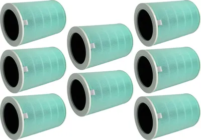 Produktbild von vhbw 8x H13 Filter kompatibel mit Doctor-San X3, X2 Luftreiniger - Ersatz-Filter mit integriertem Aktivkohle-Filter