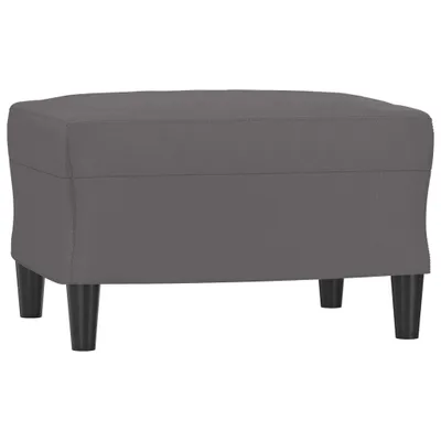Produktbild von vidaXL Fußhocker Grau 60x50x41 cm Kunstleder