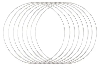 Produktbild von Vaessen Creative 11039-002 Metallringe Ø 15 cm x 3 mm Kreis 8 Stück Drahtkreis S