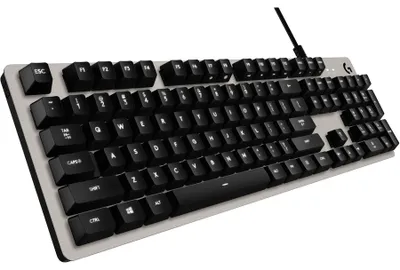 Produktbild von Logitech G413 - Verkabelt - USB - Mechanischer Switch schweizer Layout - QWERTZ - LED - Silber