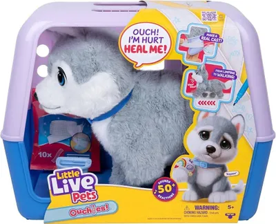 Produktbild von Little Live Pets Ouchies Husky (26680) Interaktives Spielzeug   Kinder  One Size