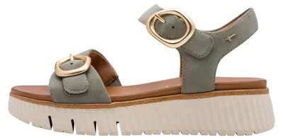 Produktbild von Bequeme Keilabsatz-Sandalen aus Leder