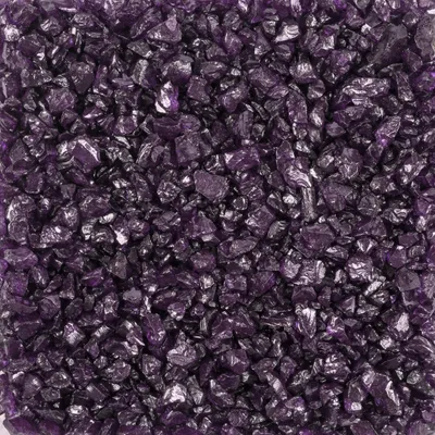 Produktbild von Glasgranulat, Glassplitt 1-2 mm violett 5 Kg  Eurosand