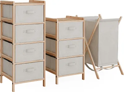 Immagine prodotto di Set di mobili da bagno Vicco Bruno Beige 3 parti, Model 49385